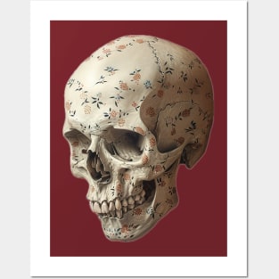 Quilted Skull Posters and Art